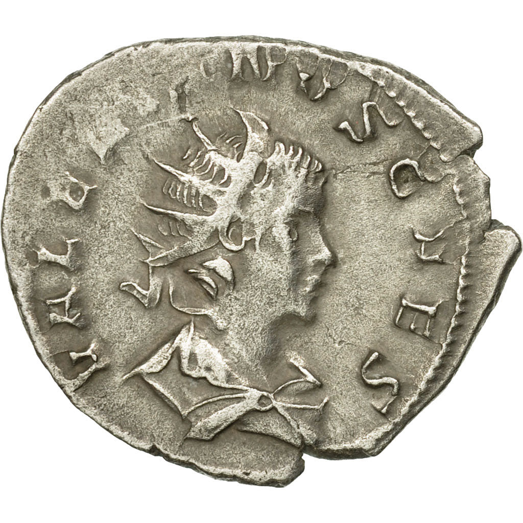 Coin, Valerian II, Antoninianus, 256-257, Trier, EF(40-45), Billon, RIC:3