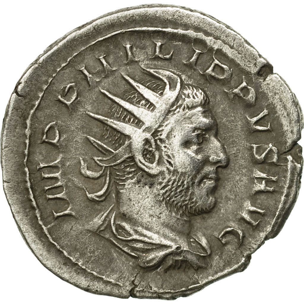 Moneta, Philip I, Antoninianus, 244-247, Rome, BB+, Biglione, RIC:15