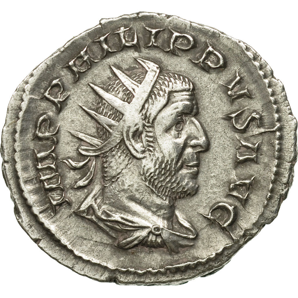 Coin, Philip I, Antoninianus, 244-247, Rome, AU(55-58), Billon, RIC:10