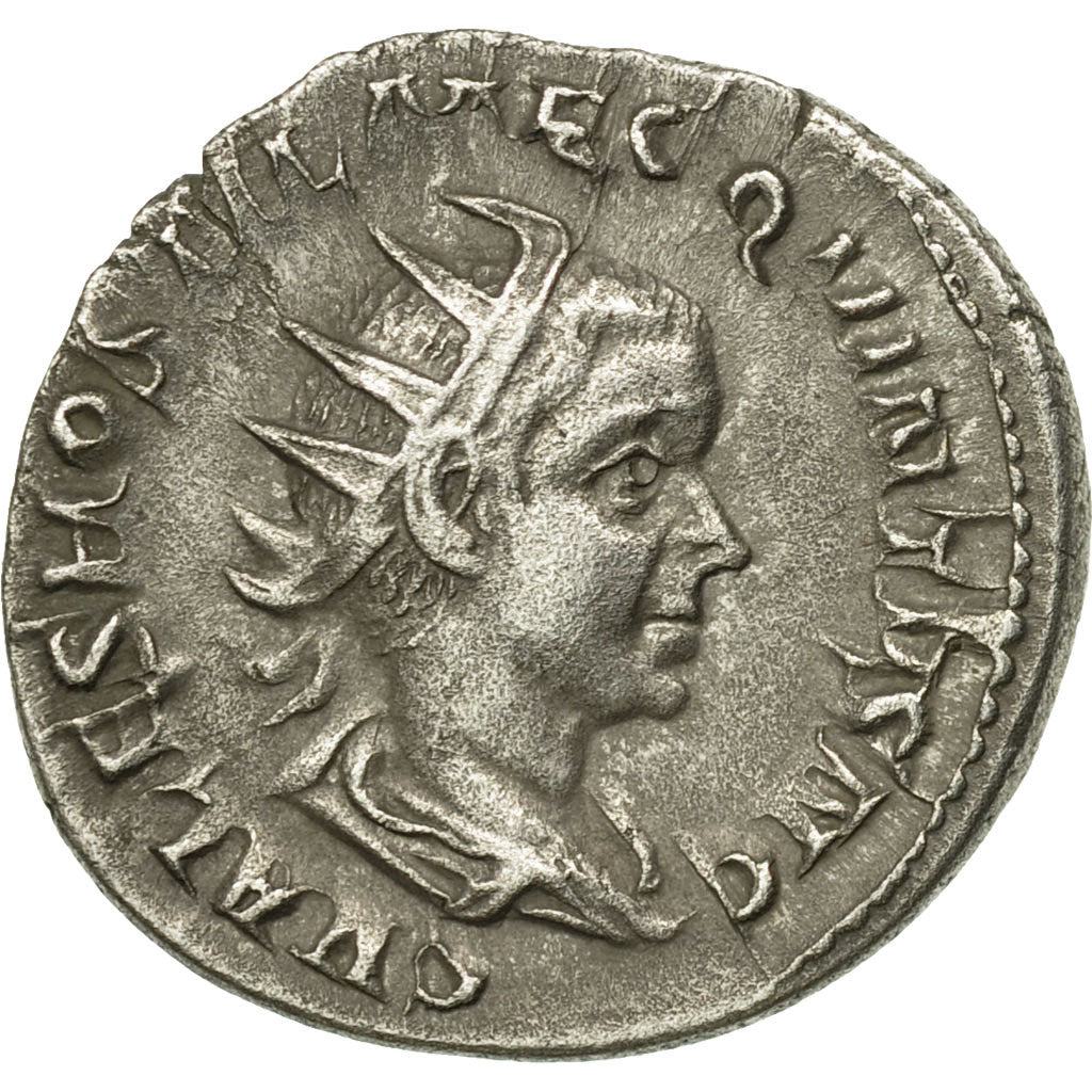 Moneta, Hostilian, Antoninianus, 251, Rome, BB+, Biglione, RIC:176