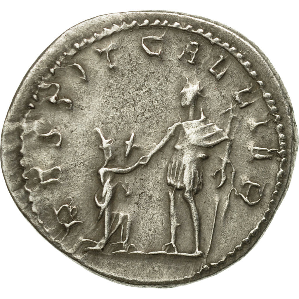 Moneta, Gallienus, Antoninianus, 253-254, Trier or Cologne, BB+, Biglione