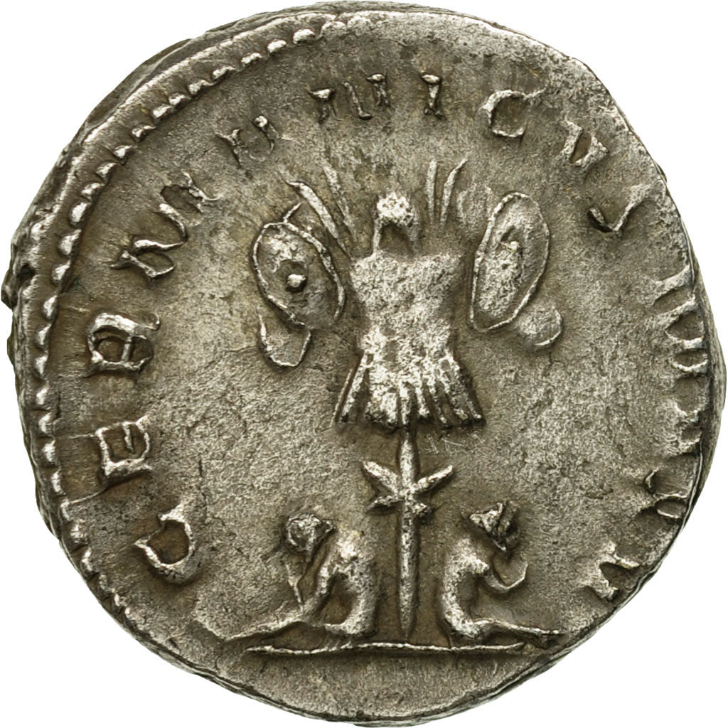 Moneta, Gallienus, Antoninianus, 253-254, Trier or Cologne, BB+, Biglione