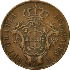 Moneta, Azzorre, 20 Reis, 1865, SPL-, Rame, KM:15