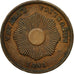 Moneda, Perú, SOUTH PERU, 2 Centavos, 1895, MBC+, Cobre o bronce, KM:188.2