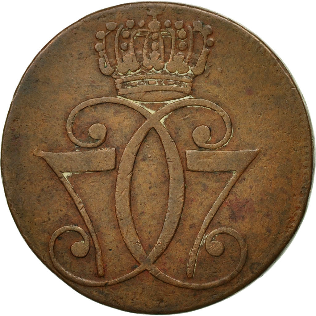 Monnaie, Danemark, Christian VII, Skilling, 1771, Copenhagen, TTB+, Cuivre
