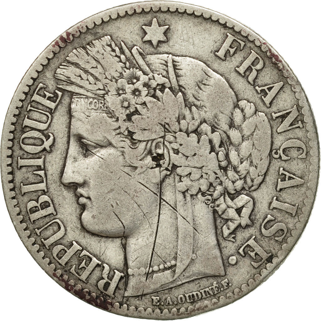 Monnaie, France, Cérès, 2 Francs, 1887, Paris, TB+, Argent, Gadoury:530a