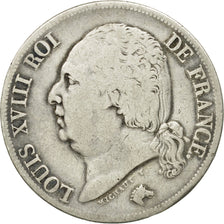 Moneda, Francia, Louis XVIII, Louis XVIII, 2 Francs, 1817, Paris, BC+, Plata