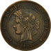 Munten, Frankrijk, Cérès, 10 Centimes, 1883, Paris, ZF, Bronze, KM:815.1