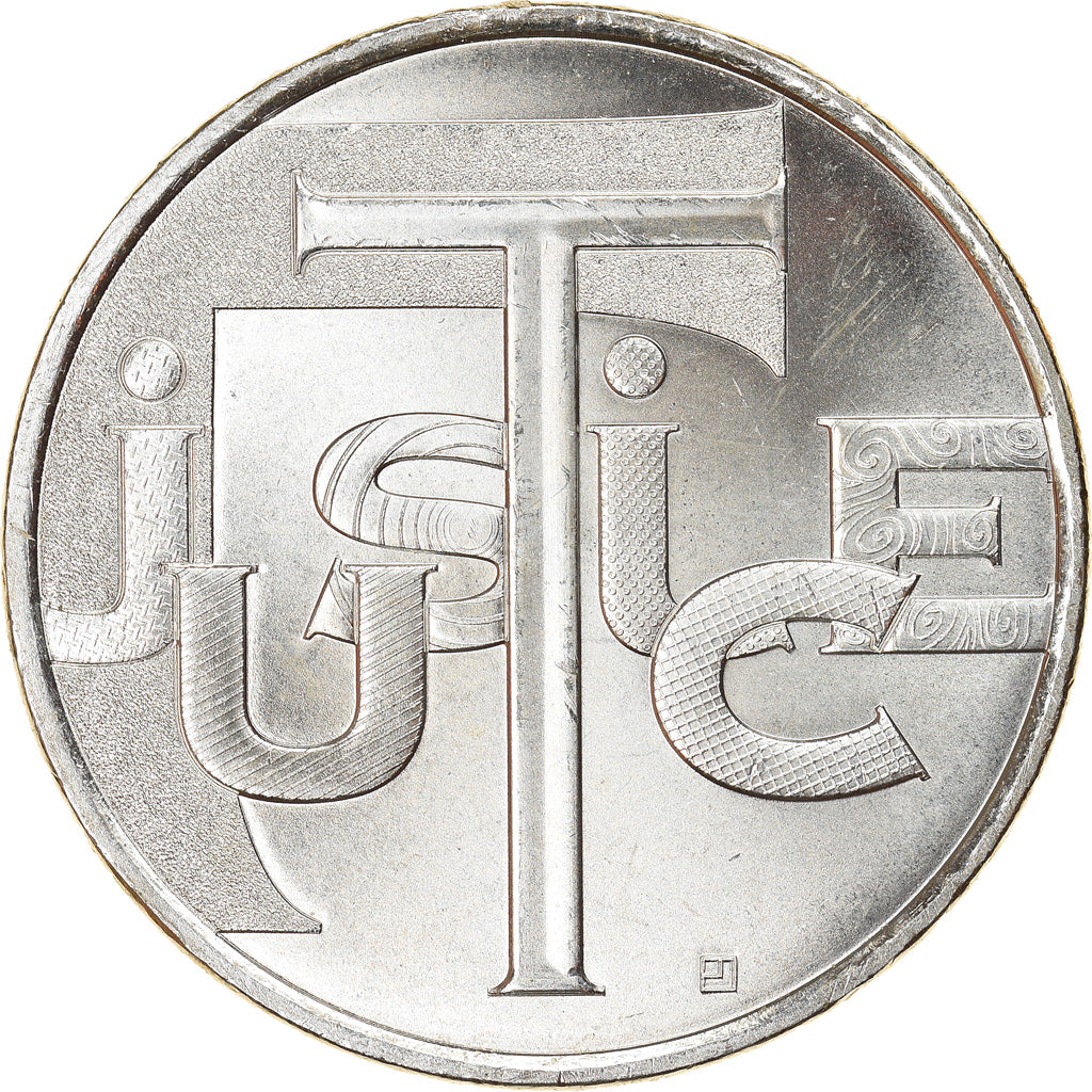 France, 25 Euro, Justice, 2013, Paris, MS(64), Silver