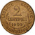 Moneda, Francia, Dupuis, 2 Centimes, 1909, Paris, EBC, Bronce, KM:841