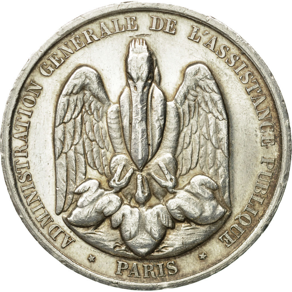 Frankreich, Medaille, Medicine, SS, Silber