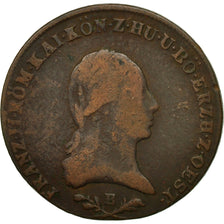 Münze, Österreich, Franz II (I), 6 Kreuzer, 1800, S+, Kupfer, KM:2128