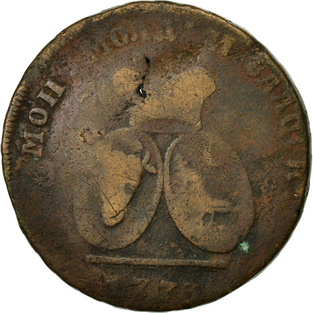 Moneta, Valacchia, 2 Para 3 Kopeck, 1773, B, Bronzo, KM:3