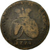 Coin, MOLDAVIA & WALLACHEA, 2 Para 3 Kopeck, 1774, VF(20-25), Bronze, KM:3