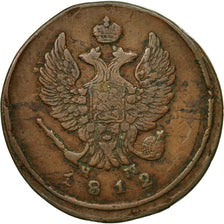Coin, Russia, Alexander I, 2 Kopeks, 1812, Ekaterinbourg, VF(30-35), Copper