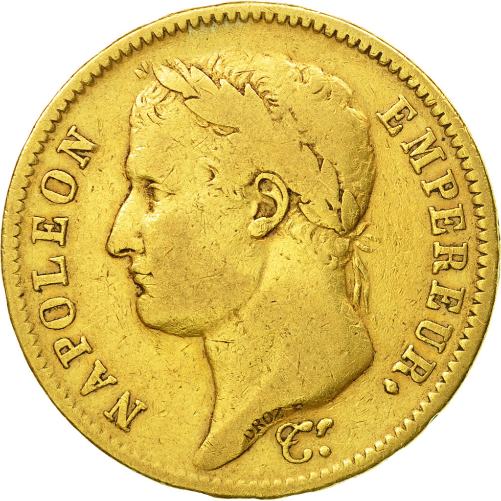 Monnaie, France, Napoléon I, 40 Francs, 1811, Paris, TB+, Or, Gadoury:1084