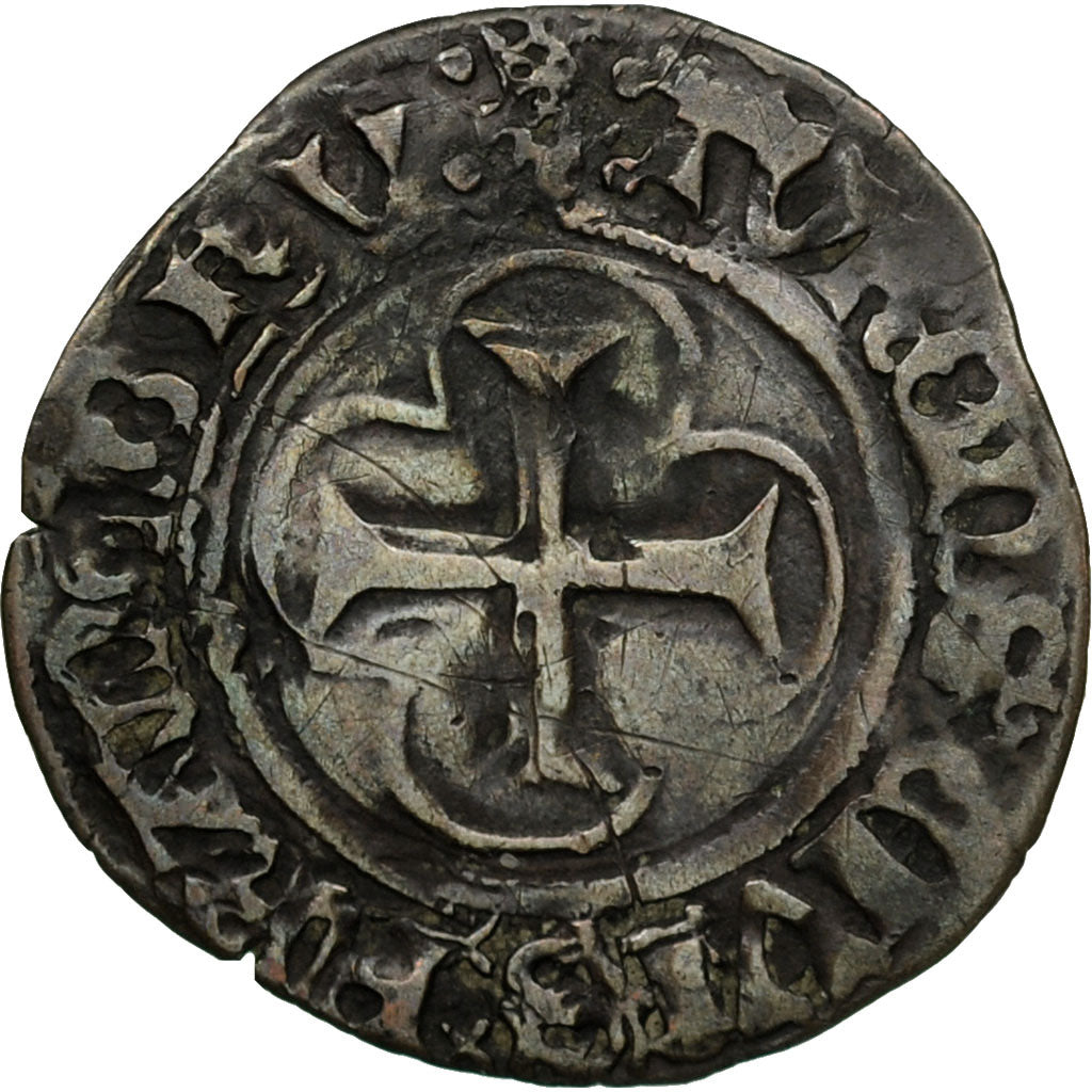 Monnaie, France, Louis XI, Denier Tournois, TTB, Billon, Duplessy:563