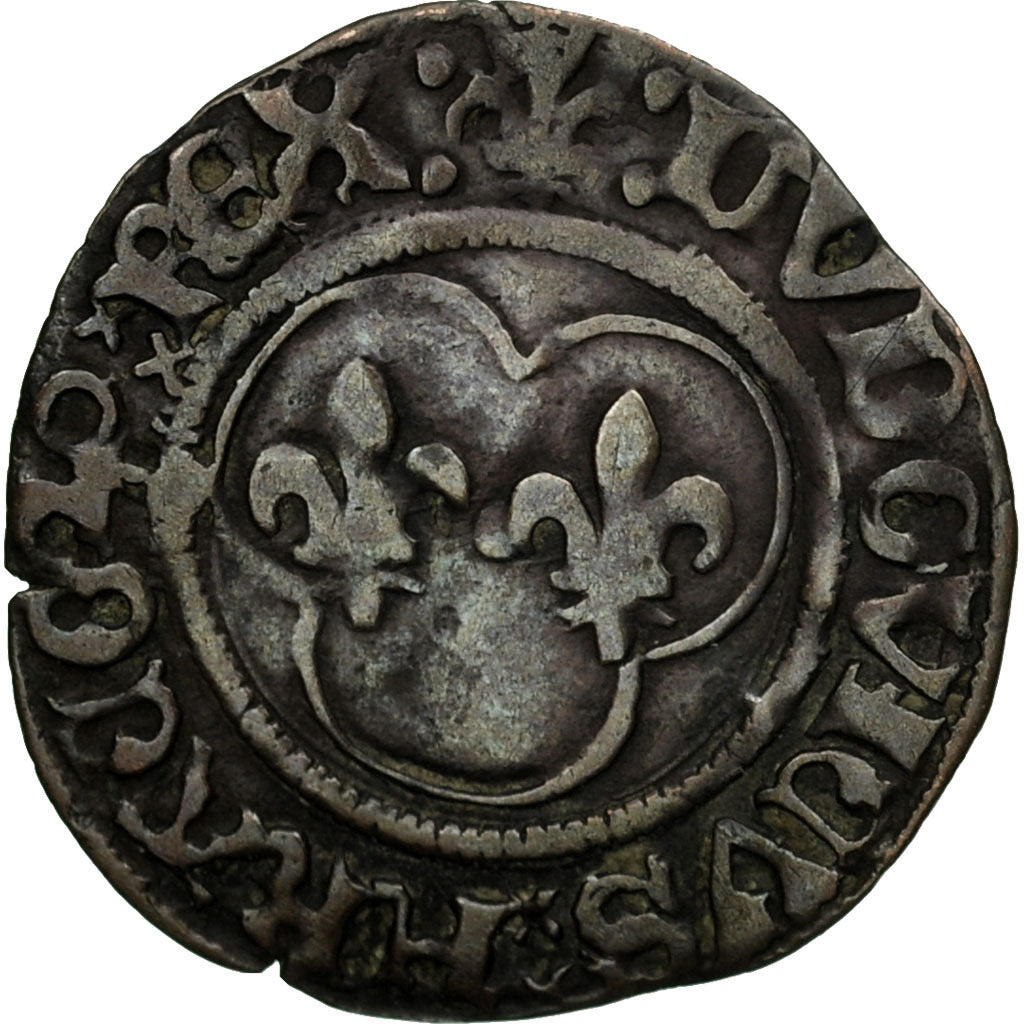 Monnaie, France, Louis XI, Denier Tournois, TTB, Billon, Duplessy:563