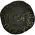 Moneda, Francia, Charles VI, Denier Parisis, BC+, Vellón, Duplessy:398