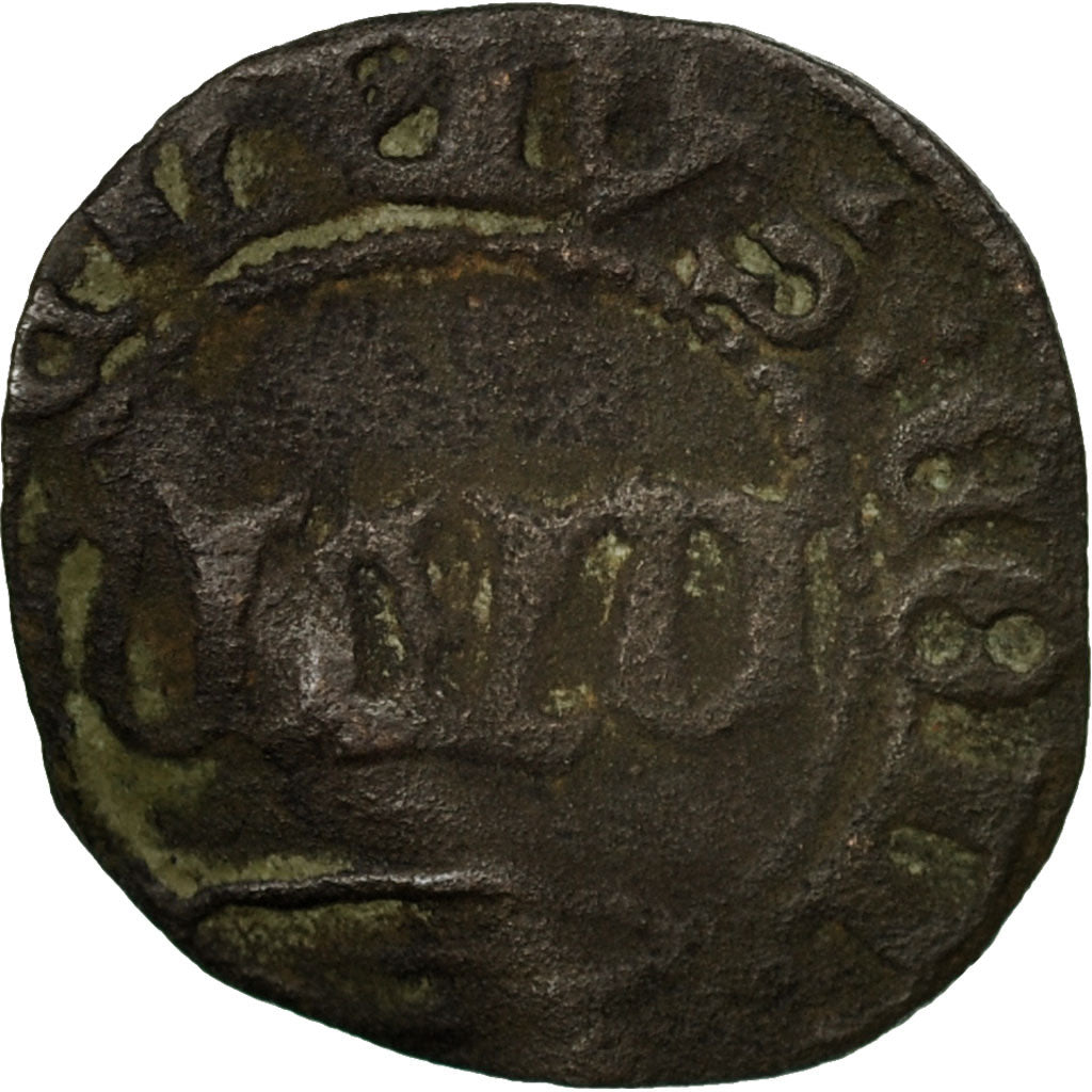 Monnaie, France, Charles VII, Charles VII, Denier Parisis, TB+, Billon