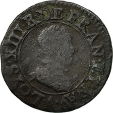 Münze, Frankreich, Louis XIII, Double Tournois, 1614, Paris, S+, Kupfer