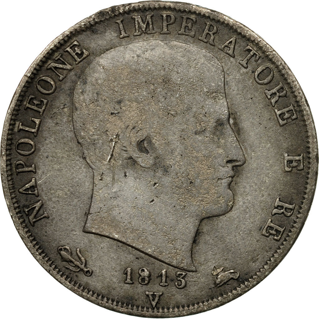 Coin, ITALIAN STATES, KINGDOM OF NAPOLEON, Napoleon I, 2 Lire, 1813, Venice