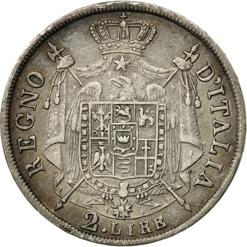Coin, ITALIAN STATES, KINGDOM OF NAPOLEON, Napoleon I, 2 Lire, 1813, Venice