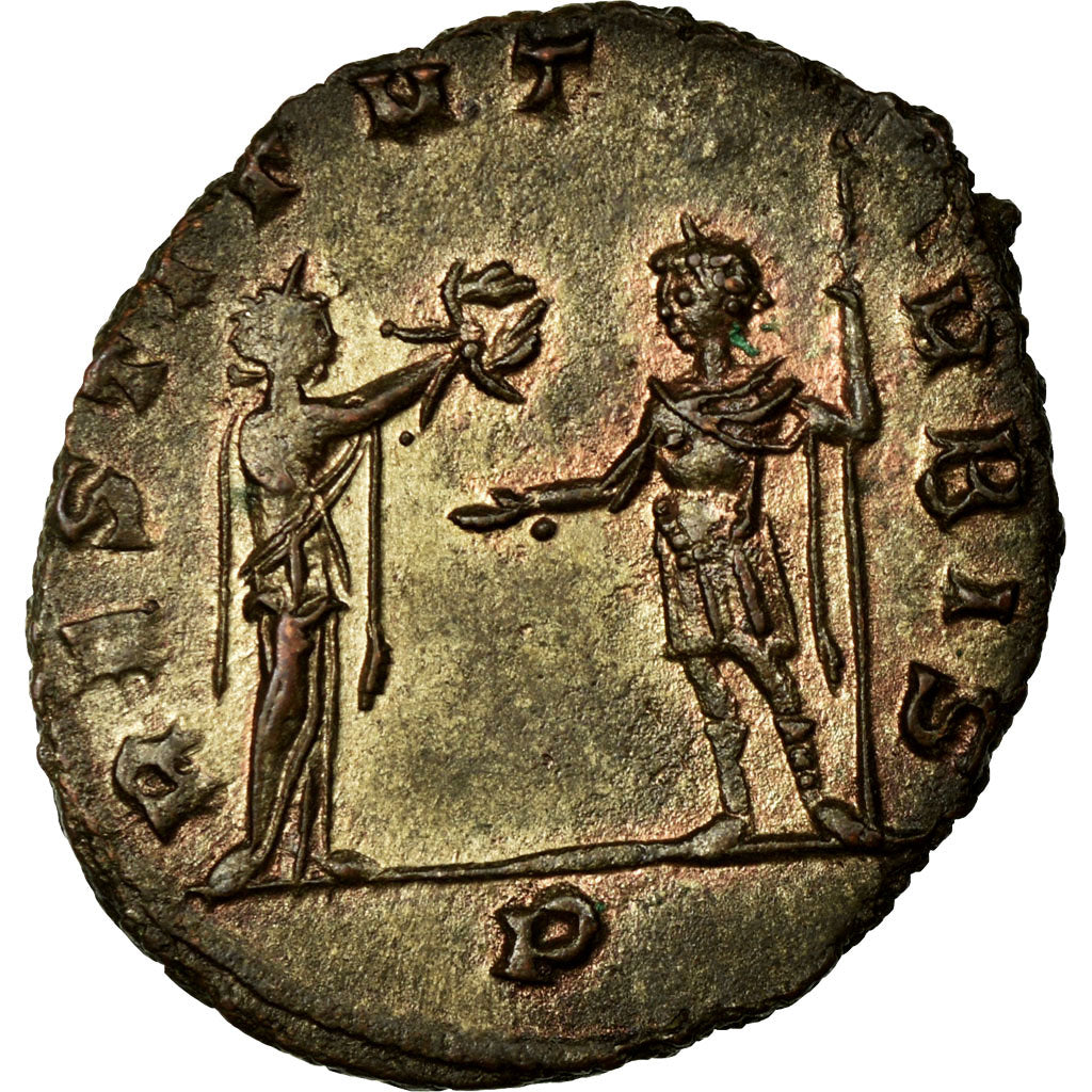 Coin, Aurelian, Antoninianus, AD 273-274, Rome, AU(50-53), Billon, Cohen:209