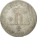 Münze, Frankreich, Louis XIV, XXX Deniers aux 2 L couronnés, 30 Deniers, 1711