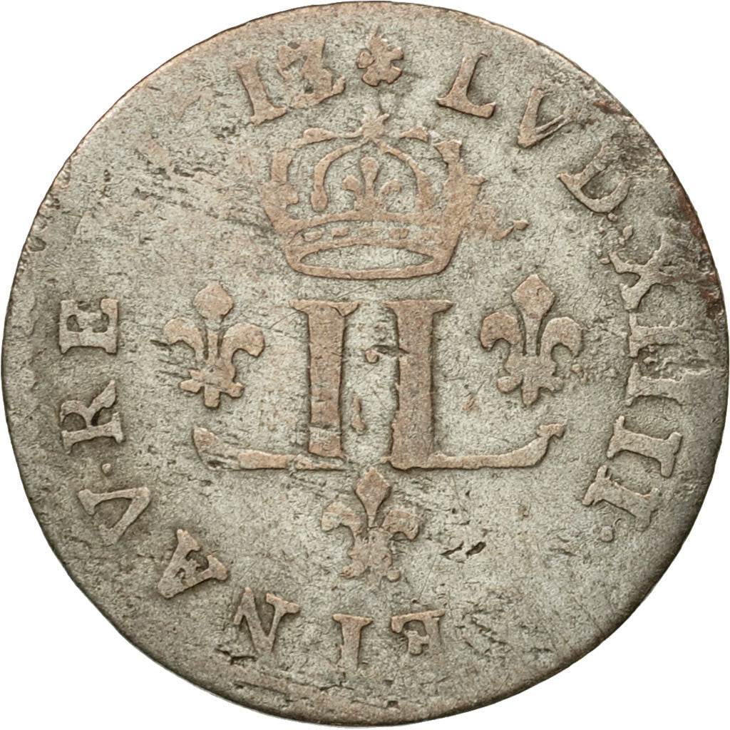 Monnaie, France, Louis XIV, XV Deniers (pièce de), 15 Deniers, 1713, Metz, TB