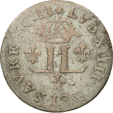 Monnaie, France, Louis XIV, XV Deniers (pièce de), 15 Deniers, 1713, Metz, TB