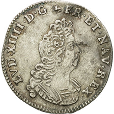 Münze, Frankreich, 1/12 Ecu aux 8 L, 1704, Metz, SS, Silber, Gadoury:124