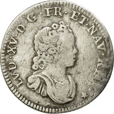 Coin, France, Louis XV, 1/10 Écu Vertugadin, 12 Sols, 1/10 ECU, 1716