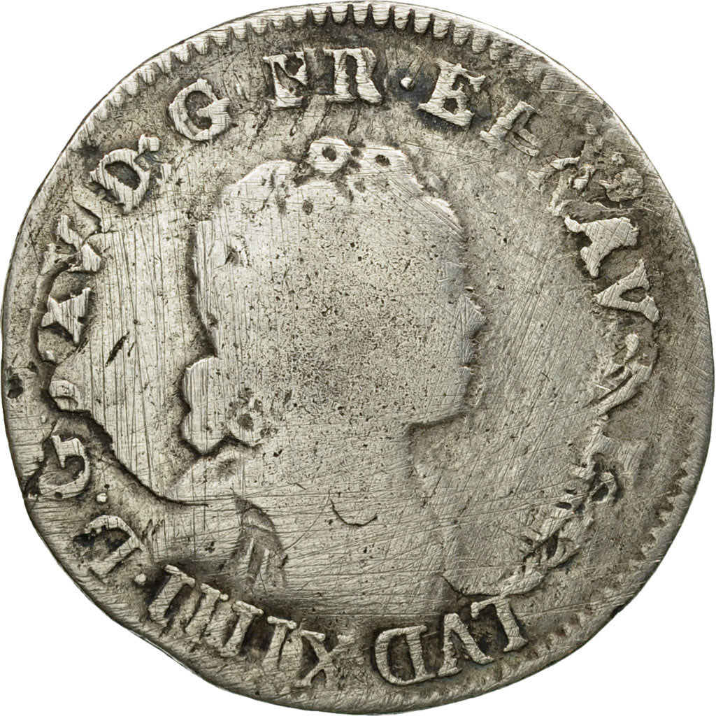 Coin, France, Louis XV, 1/10 Écu Vertugadin, 12 Sols, 1/10 ECU, 1716, Paris