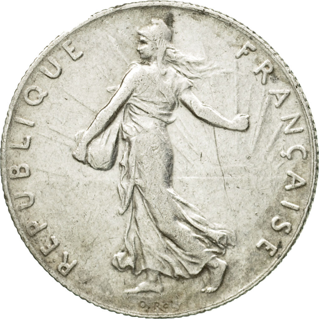 Monnaie, France, Semeuse, 50 Centimes, 1911, Paris, TB+, Argent, Gadoury:420