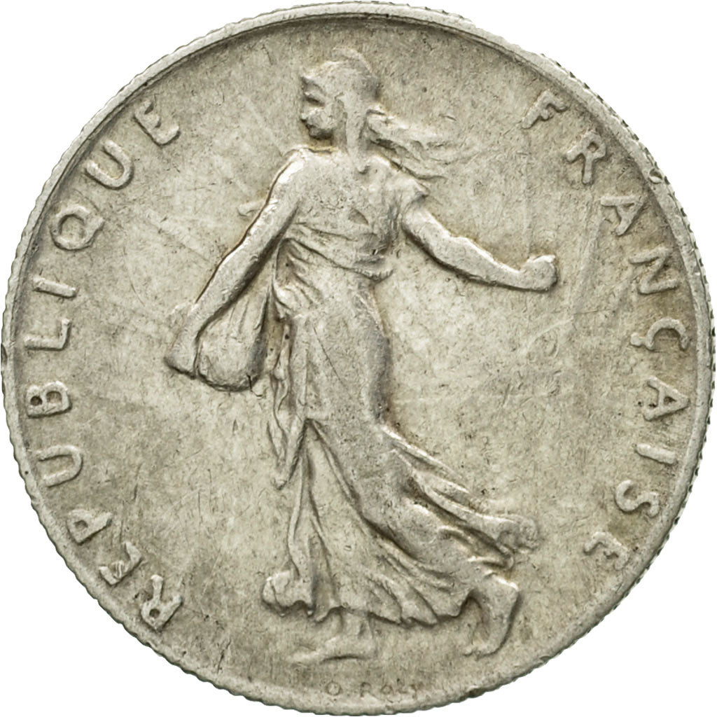 Monnaie, France, Semeuse, 50 Centimes, 1911, Paris, TB+, Argent, Gadoury:420