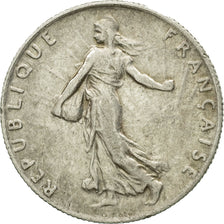 Monnaie, France, Semeuse, 50 Centimes, 1911, Paris, TB+, Argent, Gadoury:420