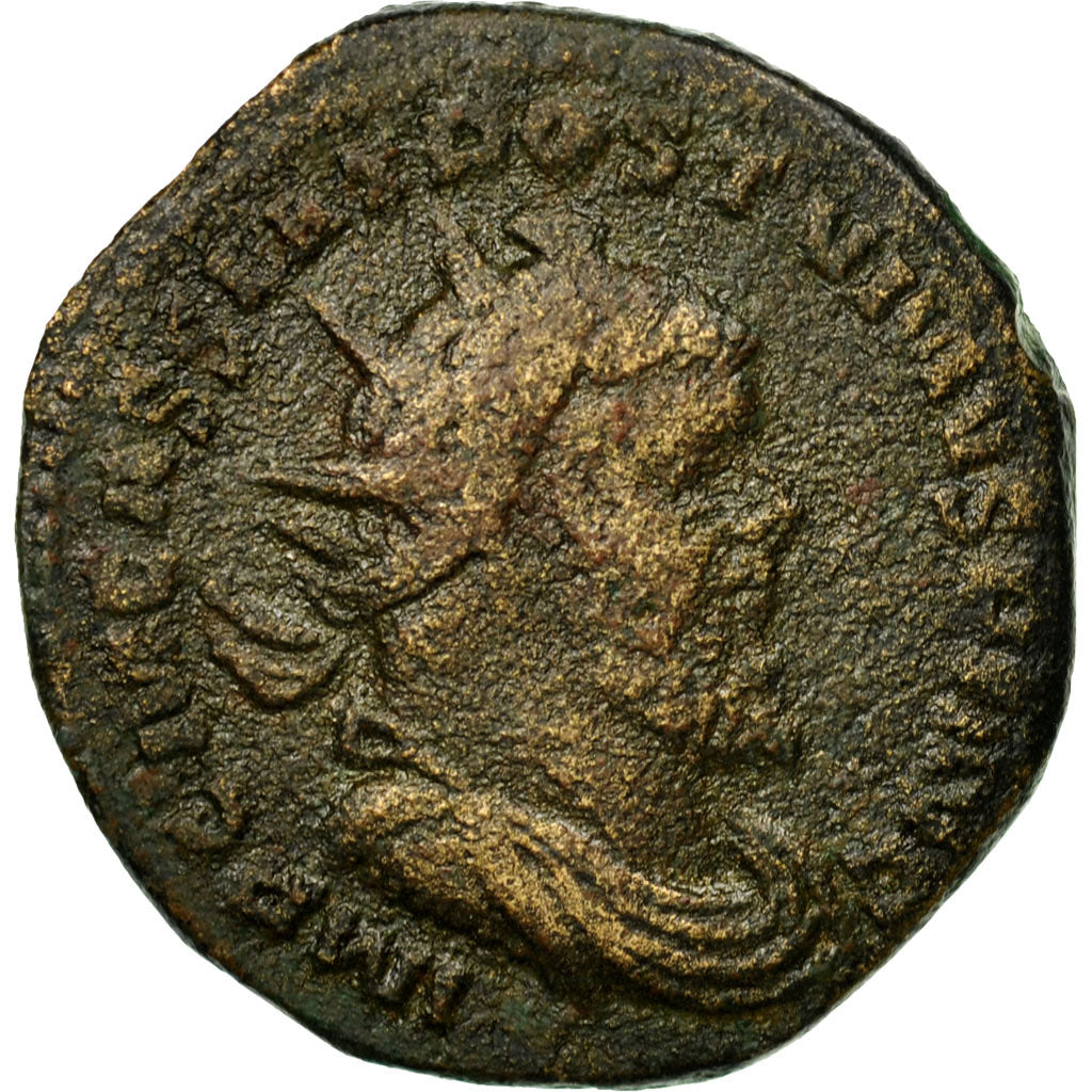 Coin, Postumus, Double Sestertius, 261, Trier or Cologne, VF(20-25), Copper