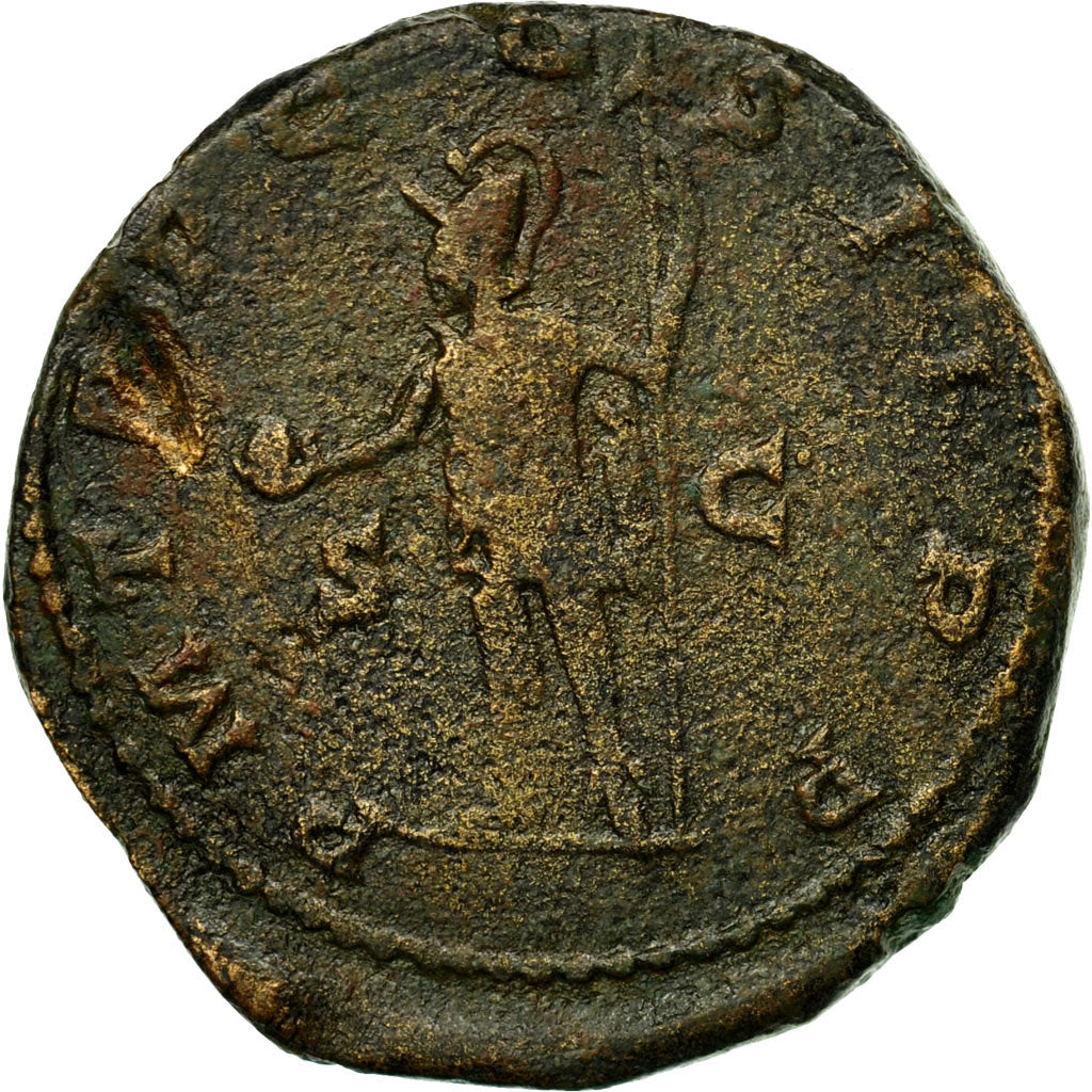 Coin, Postumus, Double Sestertius, 261, Trier or Cologne, VF(20-25), Copper