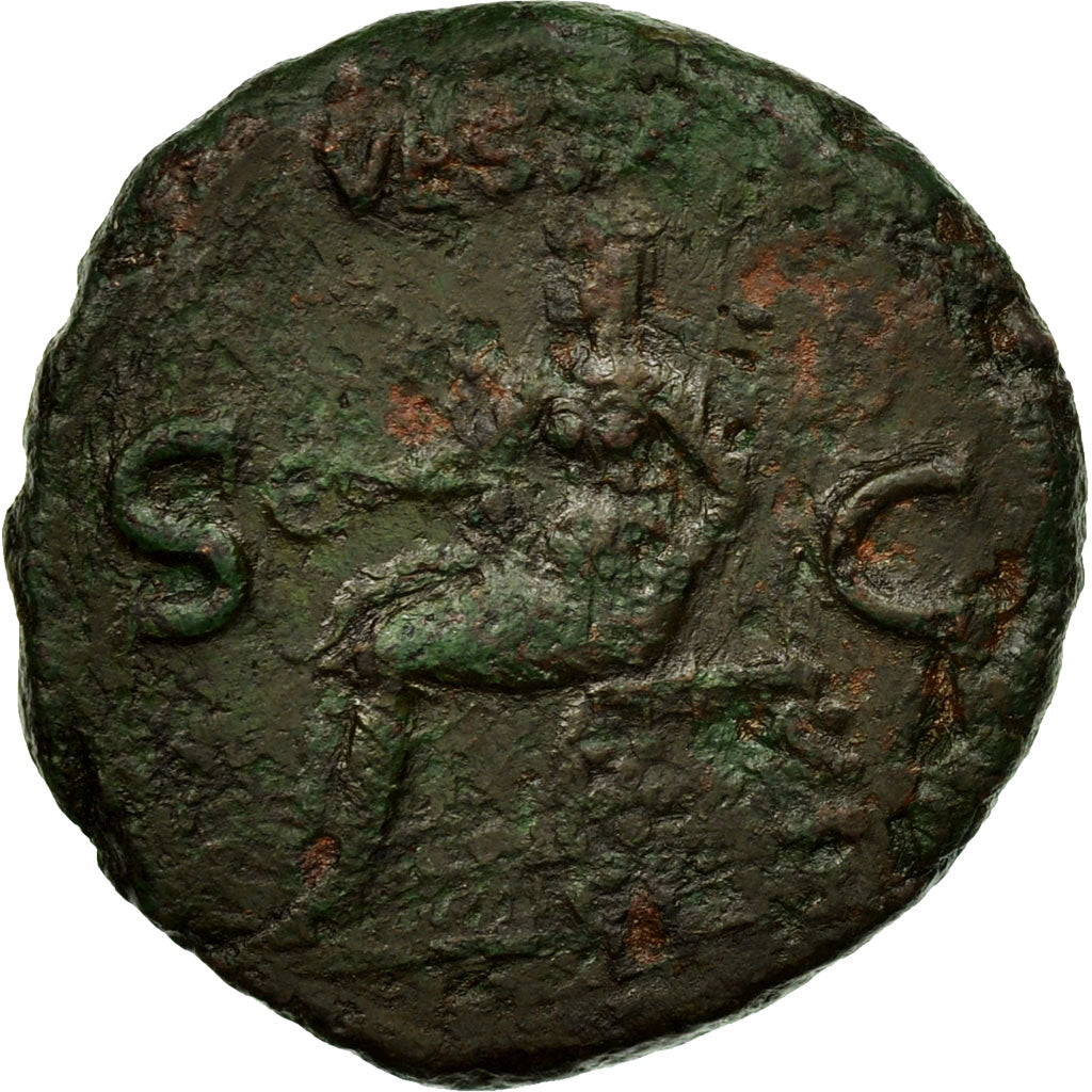 Coin, Caligula, As, 37-38, Rome, VF(30-35), Bronze, RIC:38