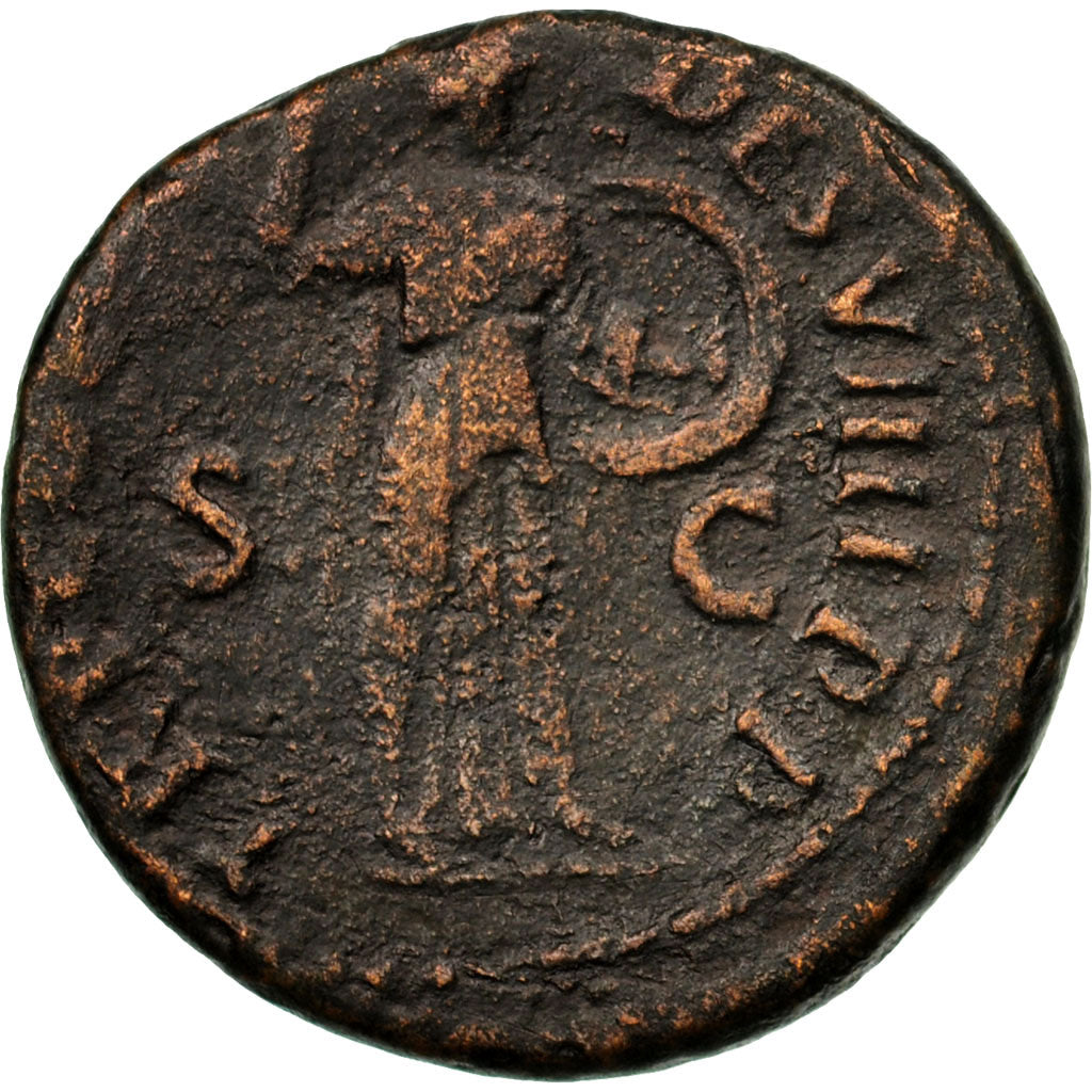 Moneda, Domitian, As, 82, Roma, BC+, Cobre, RIC:111