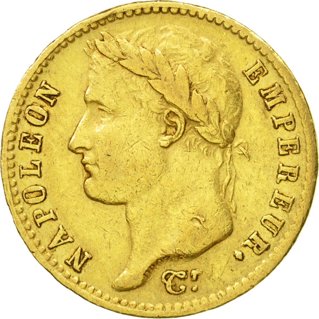 Coin, France, Napoléon I, 20 Francs, 1810, Paris, VF(30-35), Gold, KM:695.1