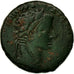 Coin, Tiberius, As, 12-14, Lyon, VF(30-35), Copper, RIC:245