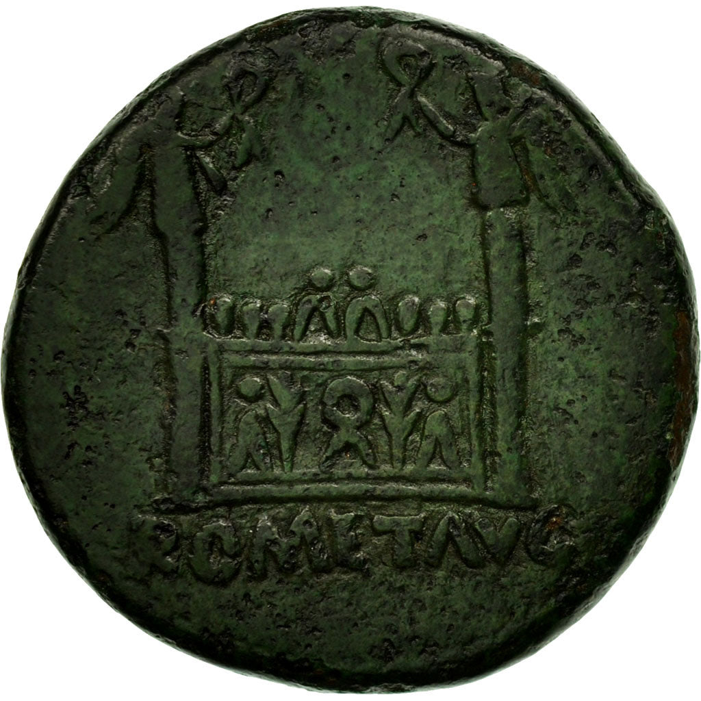 Coin, Tiberius, As, 12-14, Lyon, EF(40-45), Copper, RIC:245