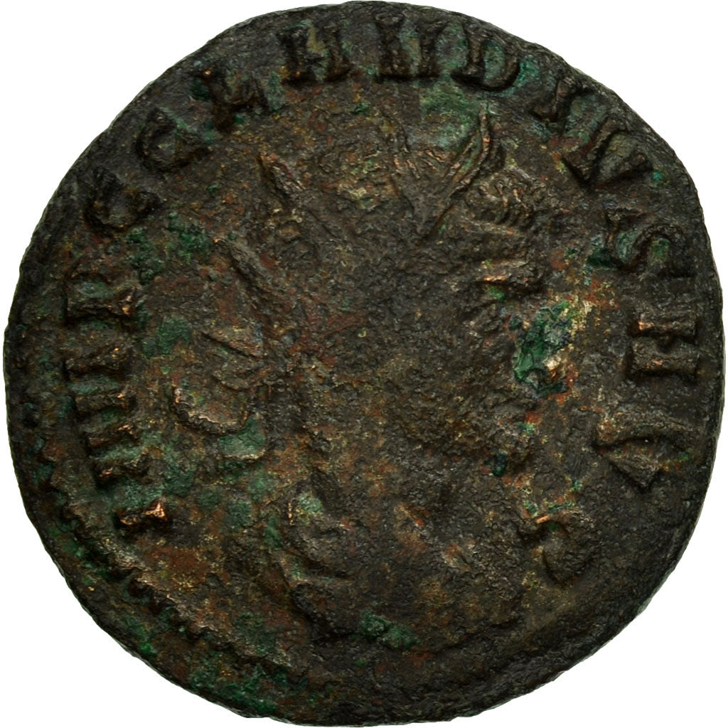 Coin, Claudius II (Gothicus), Antoninianus, AD 269-271, Rome, EF(40-45), Billon