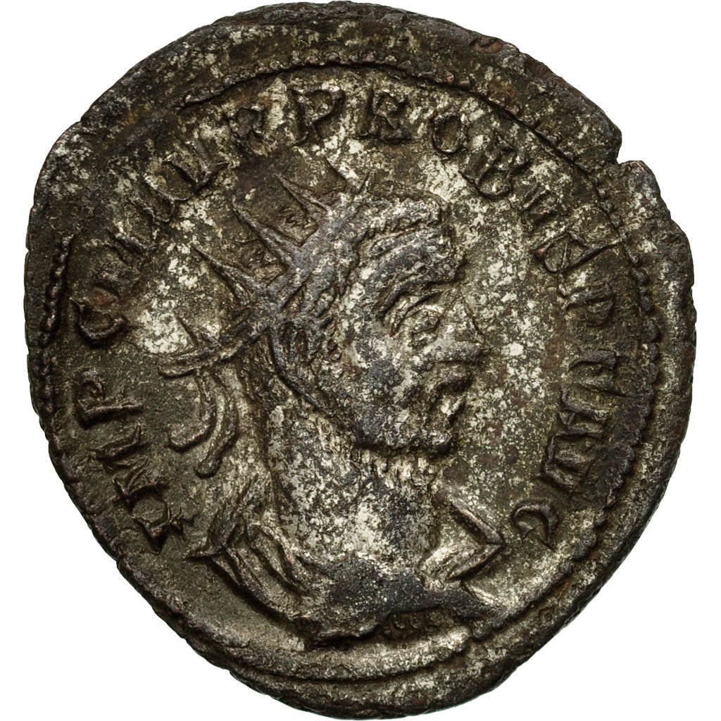 Coin, Probus, Aurelianus, 276, Tripolis, VF(30-35), Billon, RIC:927