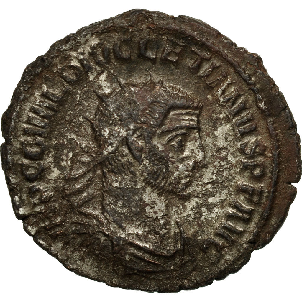 Coin, Diocletian, Aurelianus, AD 285, Antioch, EF(40-45), Billon, RIC:325