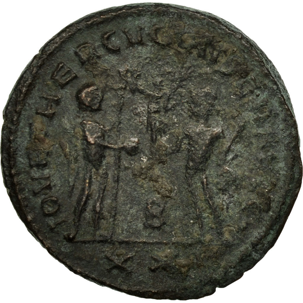 Coin, Maximianus, Aurelianus, 285-286, Antioch, EF(40-45), Billon, RIC:622