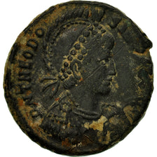 Coin, Theodosius I, Maiorina, Constantinople, VF(30-35), Copper, RIC:52