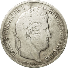 Coin, France, Louis-Philippe, 5 Francs, 1831, Lille, VF(20-25), Silver